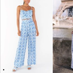 Teagan Floral Rue Trouser - XS